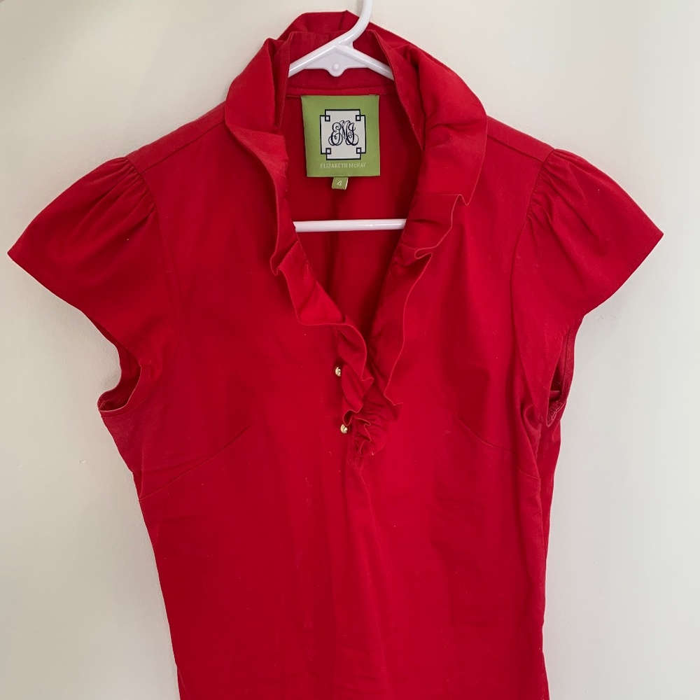Short sleeve Elizabeth Mckay w/ruffles